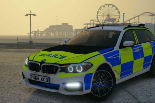 Police BMW 540i xDrive M-Sport Touring [Replace | ELS]